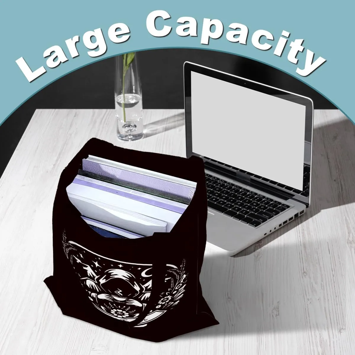Fantasy Dragon Tote Bag Fantasy Books Weekender Bag Shopping Bags Book Lovers Gifts for Shopping Travelling Vacation
