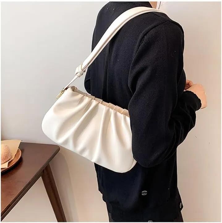 Fashion Cloud Bag,Women's Pleated Underarm Bag,2023 Autumn New Gift Shoulder Bags Personalized Handbag Purses
