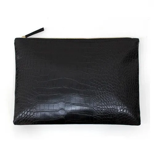 Fashion crocodile grain women's clutch bag leather women envelope bag clutch evening bag female Clutches Handbag