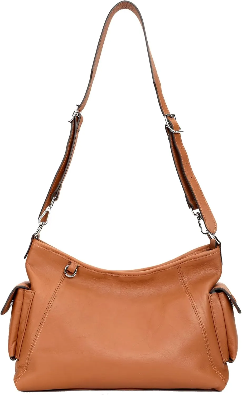 Fashionable Crossbody Bag For Women - Genuine Leather Large Capacity Everyday Shoulder Purse