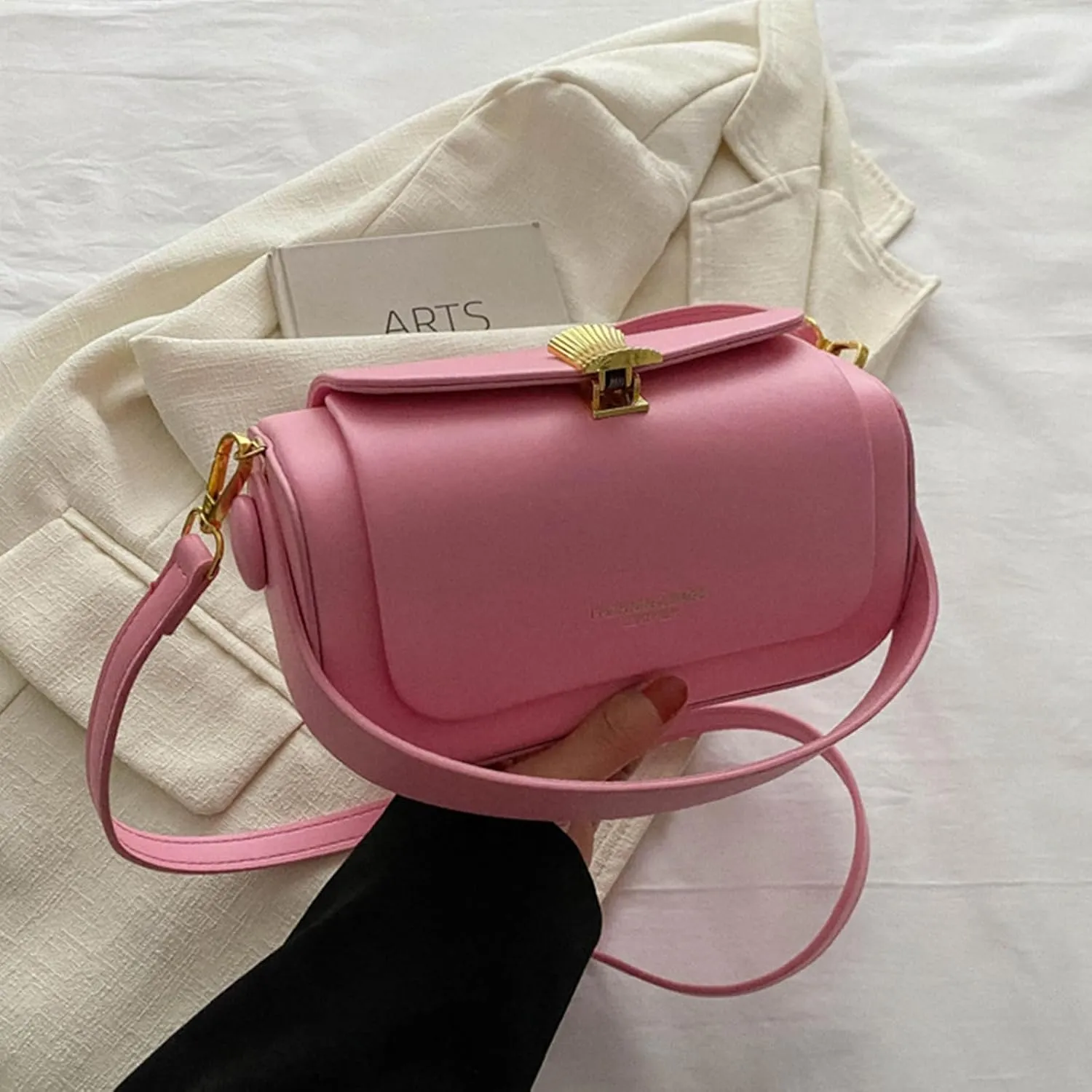 Fashionable Crossbody Bags for Women Elegant Korean Styles Box Bag Leather Handbag Trendy Ladies Shoulder Purse Satchel shoulder handbag