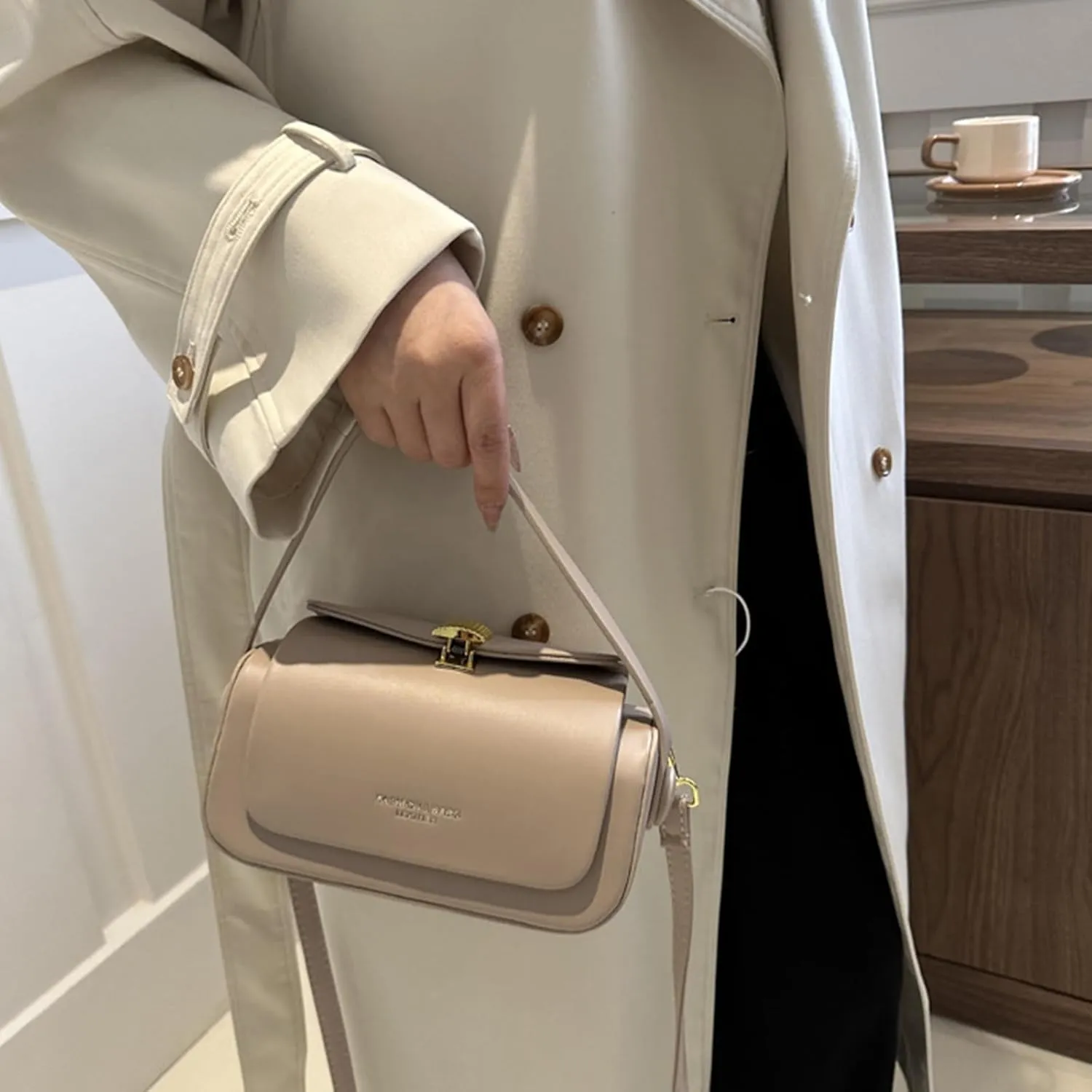 Fashionable Crossbody Bags for Women Elegant Korean Styles Box Bag Leather Handbag Trendy Ladies Shoulder Purse Satchel