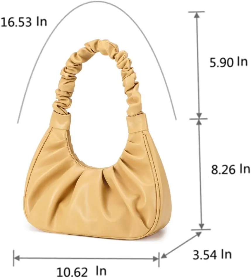 fashionable for Women cute Hobo Tote Bags handbag mini clutch with zipper
