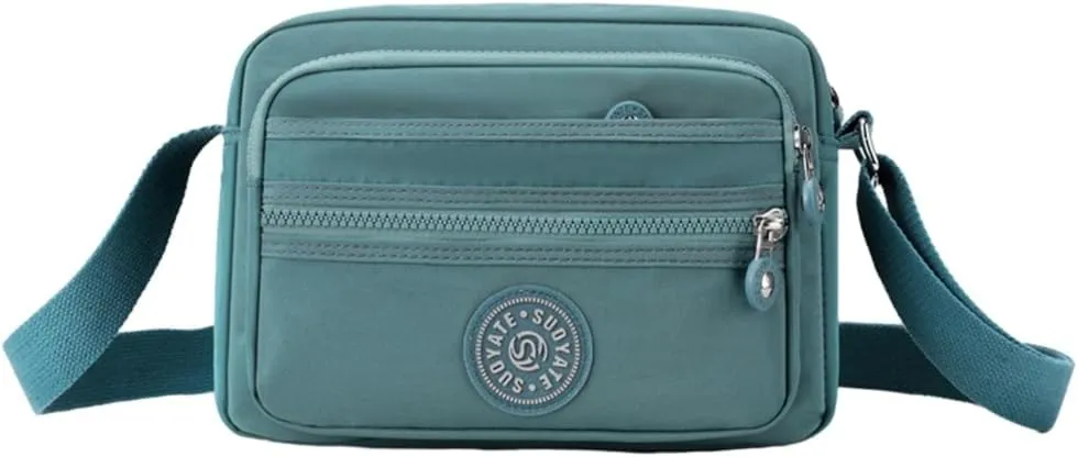 Fashionable Unisex Nylon Messenger Bag Shoulder Bags Suitable for Travel Shopping and Work
