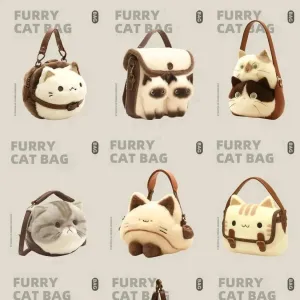 Feline Fantasy Plush Cat Bags