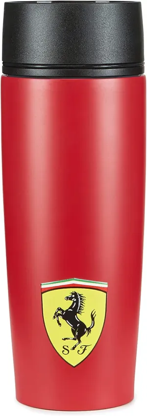 Ferrari Scuderia, F1, Red Matte Thermal Mug, Official Merchandise, 360 Milliliters