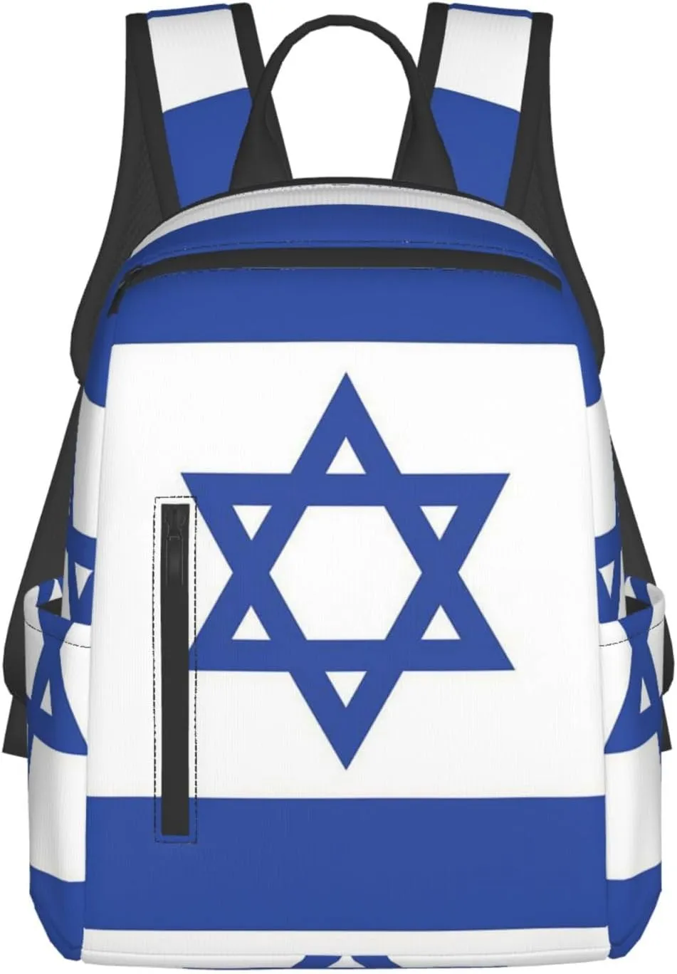 Flag Of Israel Stylish Casual Backpack Bag For Women Multipurpose Laptop Backpacks Computer Daypack For Men Picnic Travel Hiking
