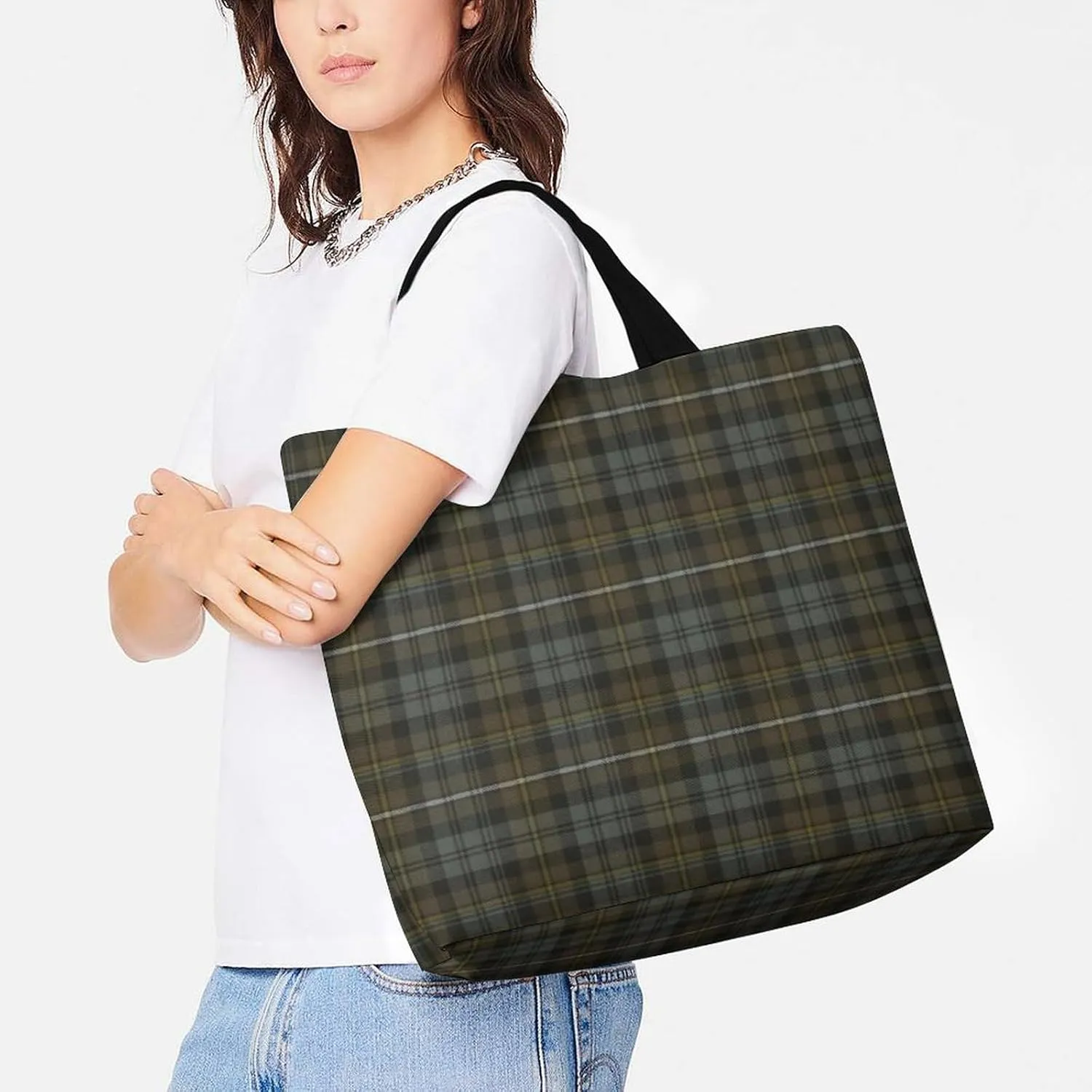 Flower Of Life Sacred Geometry Large Capacity Single Shoulder Shopping Bag, Fashionable Shopping Bag