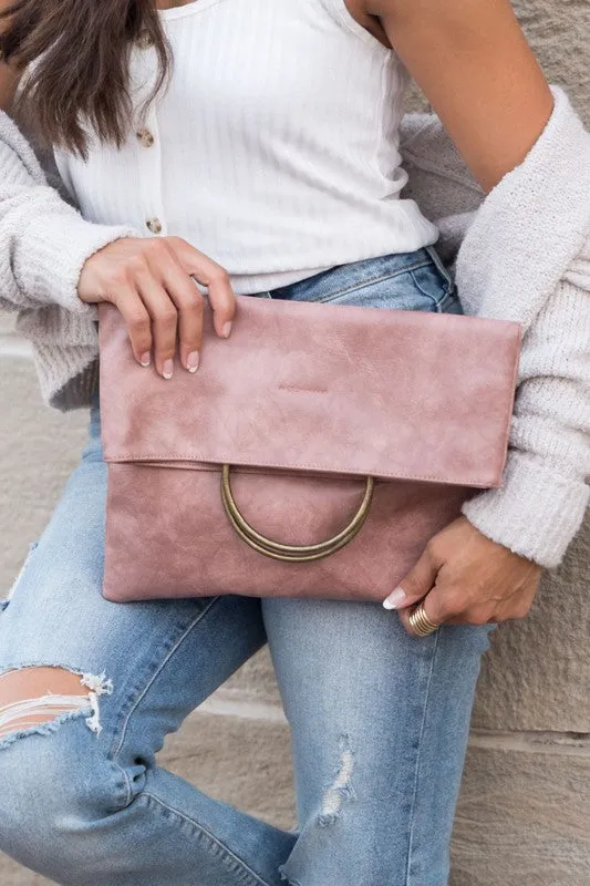 Fold Over O Ring Clutch