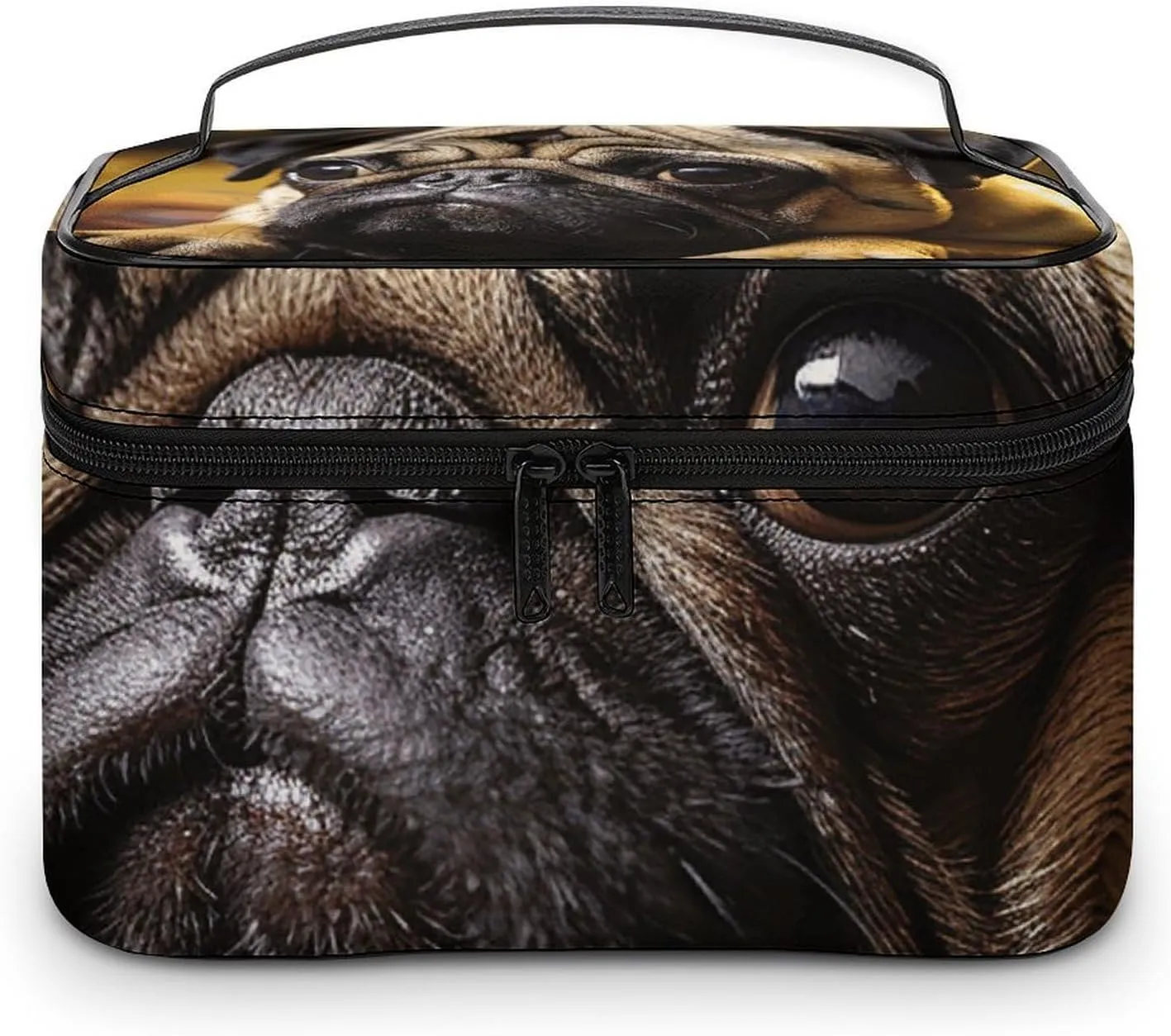 Foldable Travel Luggage Bag for Men And Women, Dry And Wet Separation Portable Travel Luggage Bag, Cry Pug Printed Waterproof Sports Luggage Bag, Fitness Bag