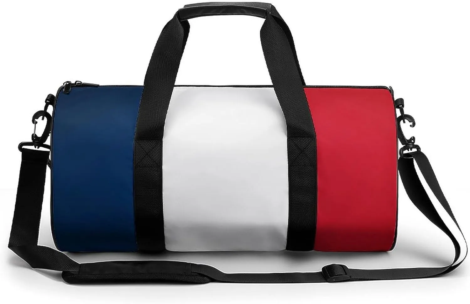 France Flag Travel Gym Duffel Bag for Women Men Dry Wet Separation Carry On Weekender