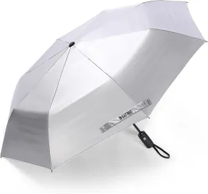 G4Free UPF 50  UV Protection Large Travel Umbrella 42/46 Inch Auto Open Close Windproof Sun Blocking Umbrella