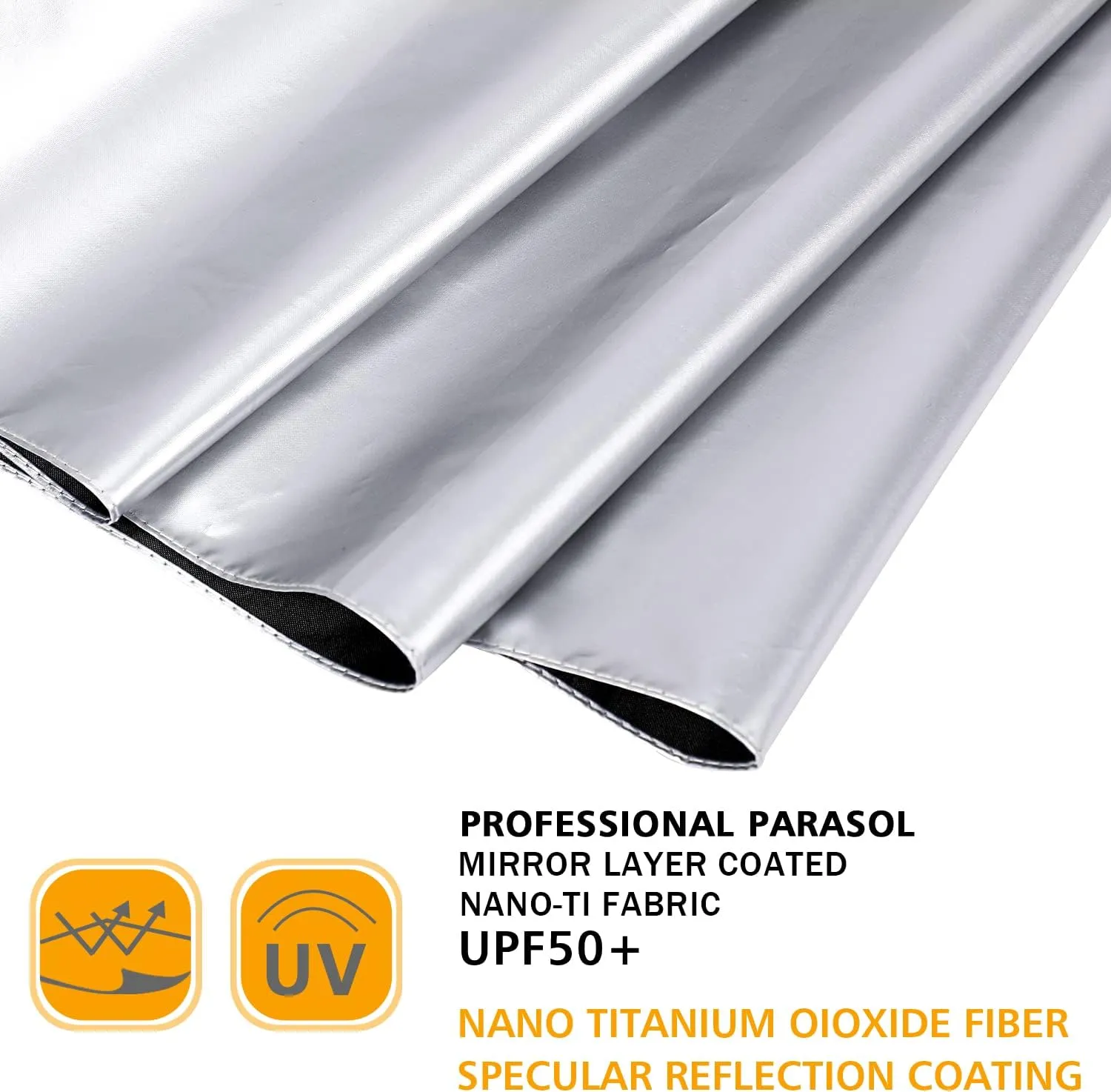 G4Free UPF 50  UV Protection Large Travel Umbrella 42/46 Inch Auto Open Close Windproof Sun Blocking Umbrella