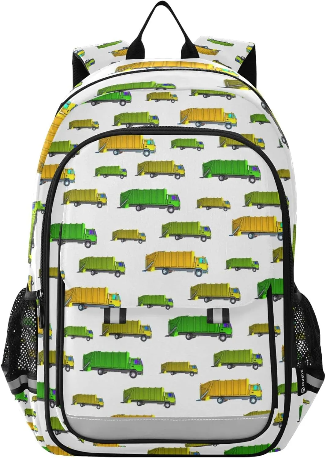 Garbage Truck Backpack for Student; School Backpacks Travel Laptop Bags Bookbags for Suitable for ages 6-12 Student