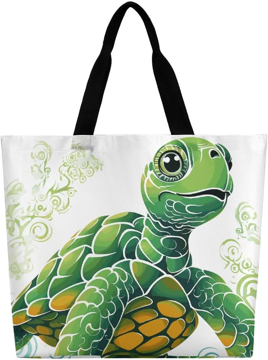 Gardenia Flowers Birds Tote Bags, Reusable Grocery Bags, Large Shopping Bags, Beach Bag, Shoulder Bag for Women