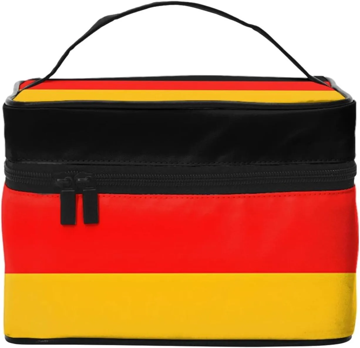 Germany Flag Stylish And Practical An Indispensable Travel Cosmetic Bag With Extra Large Capacity Compartments And Zipper Closure Water Proof
