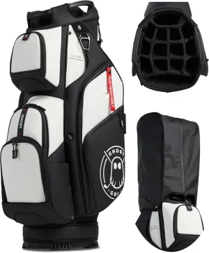 Ghost Golf Cart Bags, GT-14 - Golf Bags for Men & Women, 14-Way Dividers with Premium Materials & Magnetic Pockets - Golf Bag Capacity with 11 External Pockets