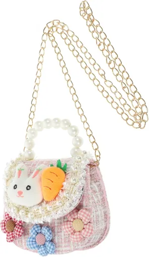 Girls Shoulder Bag Fashionable Flower Purse Lightweight and Bag for Girls 10-12