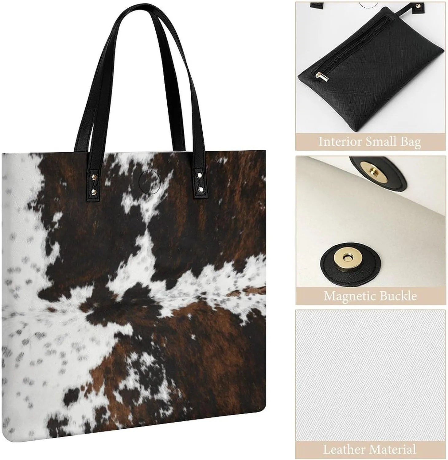 Green Boston Terrier Dogs Fashionable All Printed Leather Handbag Unisex