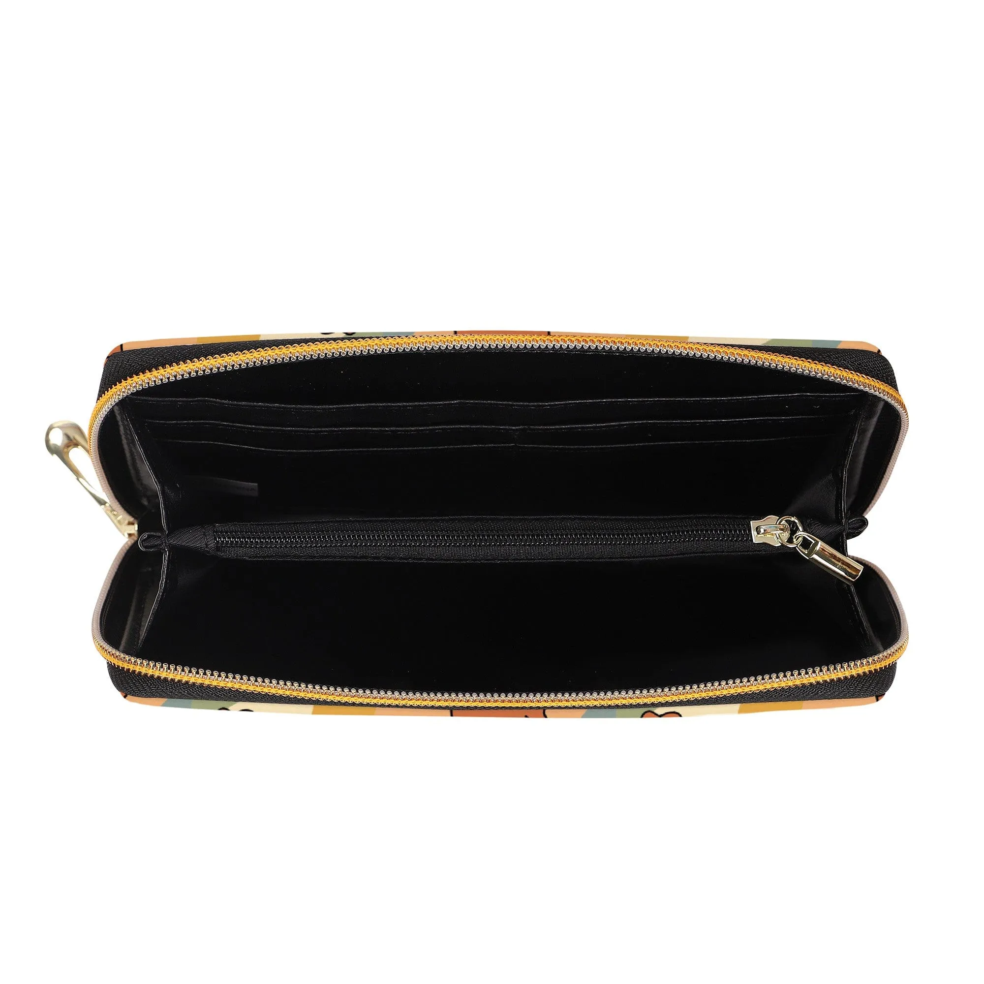 Groovy Daisy Mod Zip-Around Wallet