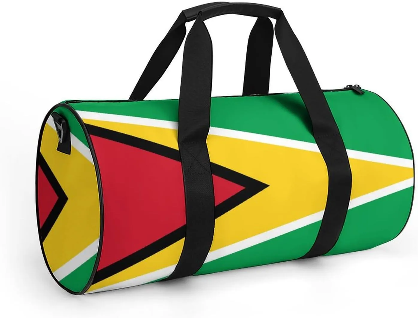 Guyana Flag Large Capacity Gym Bag for Women Men with Wet Pocket Travel Duffel
