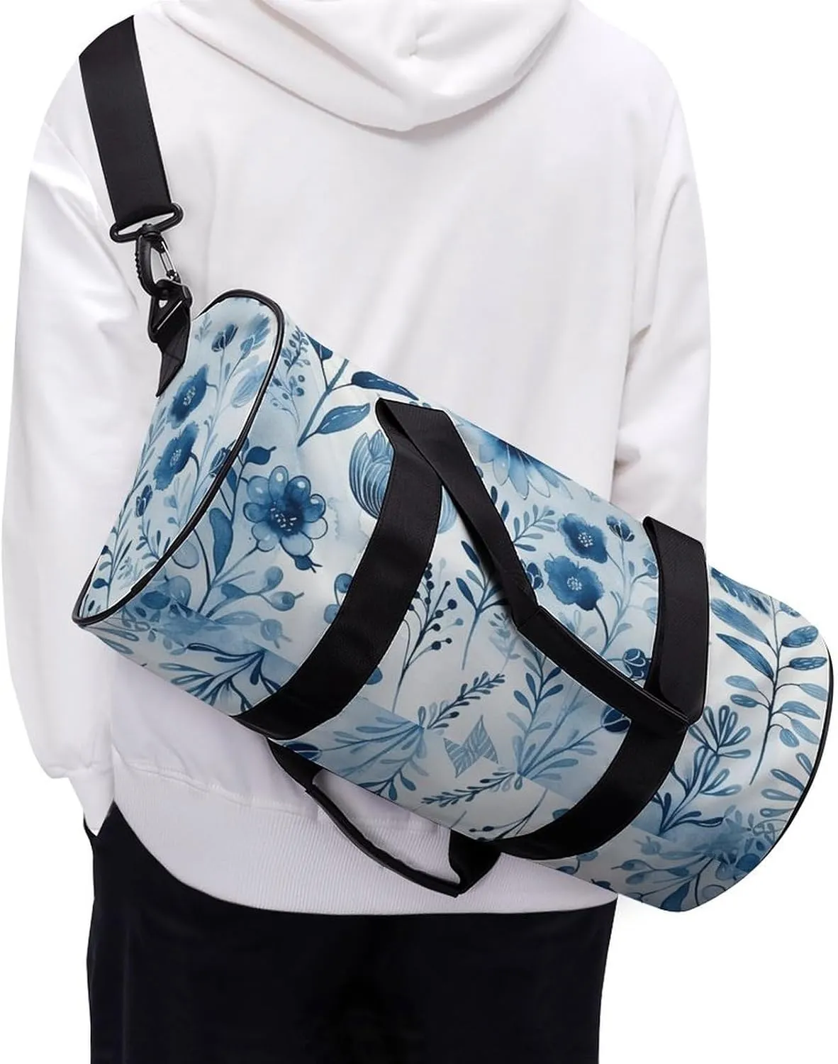 Gym Bag Color Field Painting Style Duffel Bag for Men Women Overnight Bag with Shoe Compartment Workout Bags