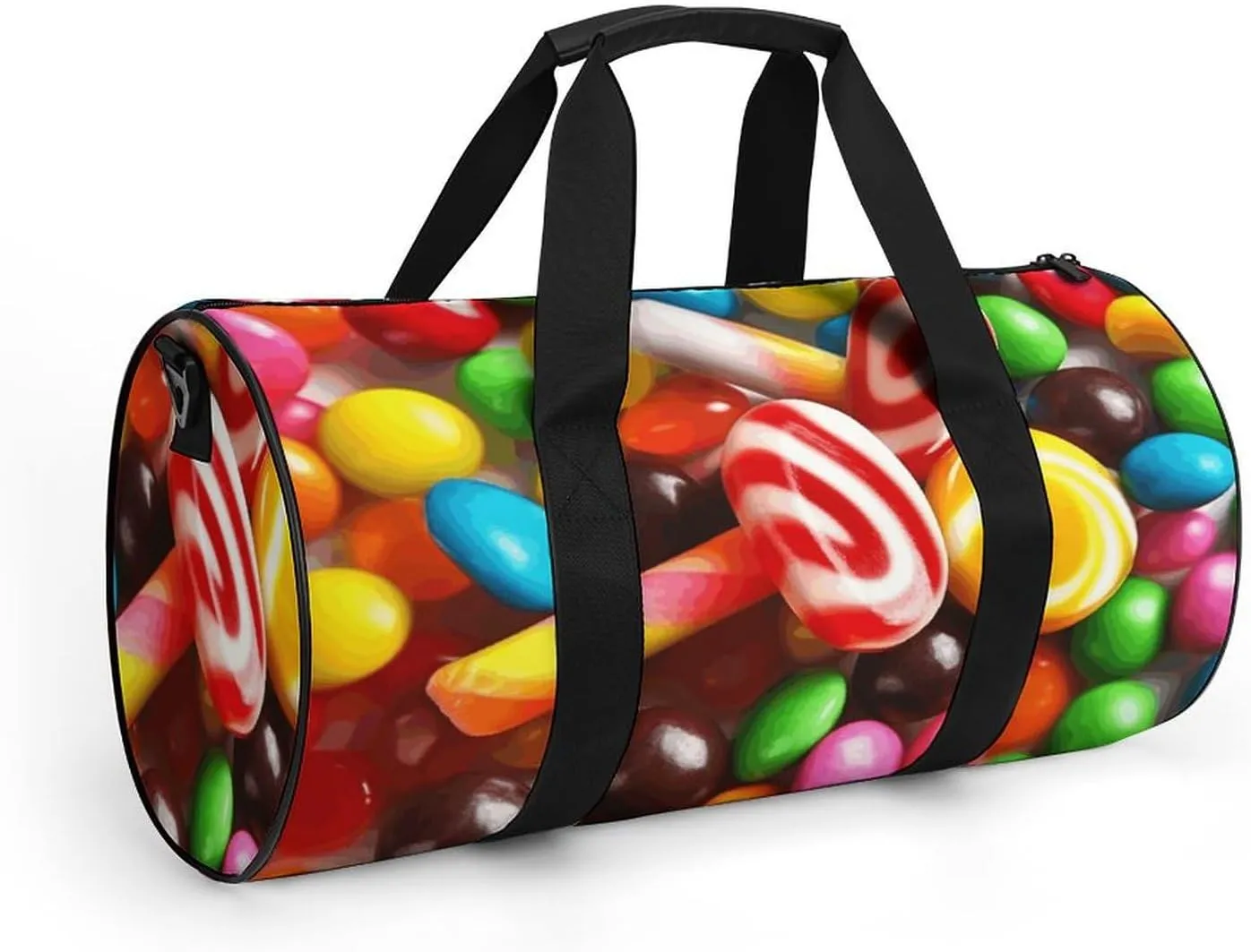Gym Bag Colorful Candy Duffel Bag for Men Women Overnight Bag with Shoe Compartment Workout Bags