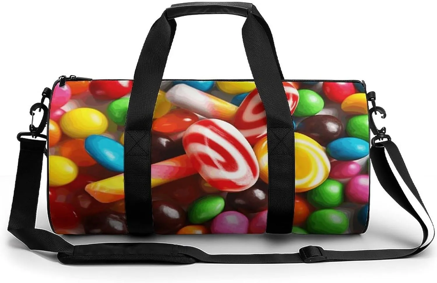 Gym Bag Colorful Candy Duffel Bag for Men Women Overnight Bag with Shoe Compartment Workout Bags