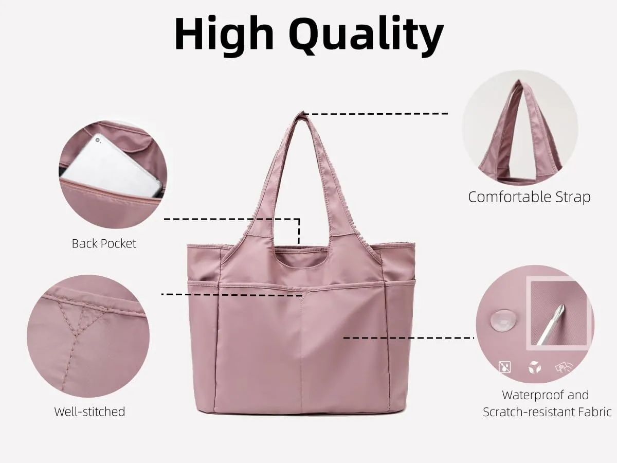 Gym Bag for Women Stylish Shoulder Bag Trendy Handbag with Zipper Closure for Work Travel Sport