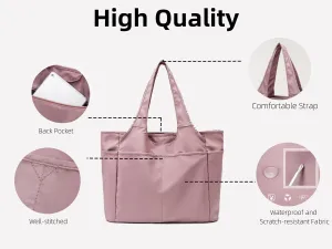 Gym Bag for Women Stylish Shoulder Bag Trendy Handbag with Zipper Closure for Work Travel Sport