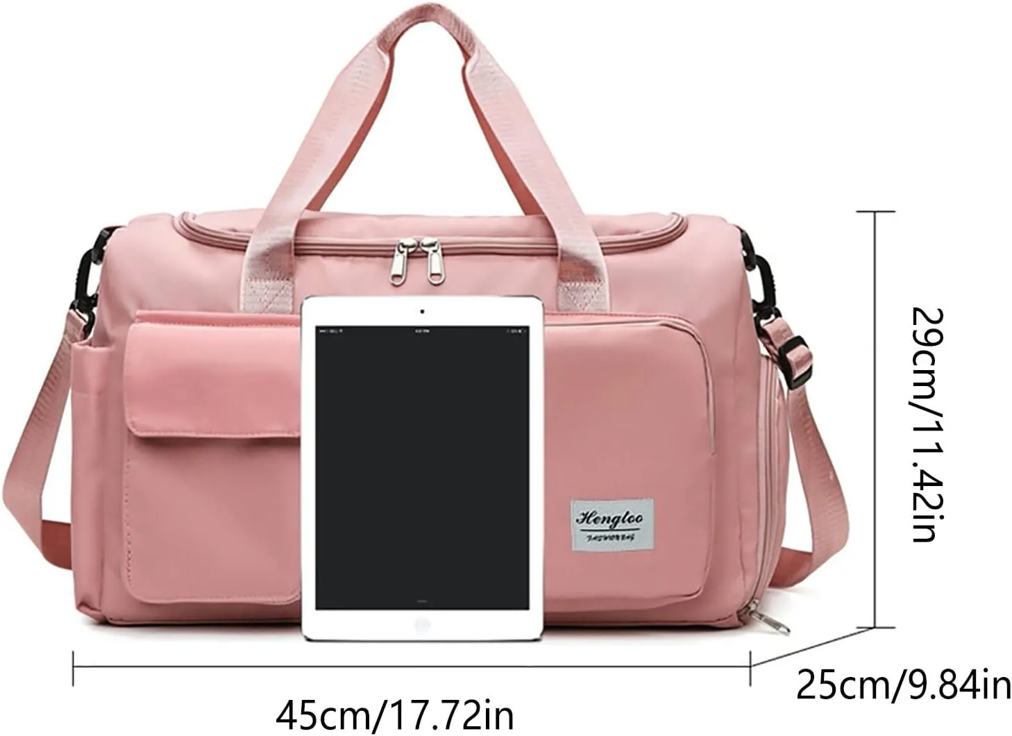 Gym Bag with Shoes Compartment,28L Duffel Bag Men,Lightweight Gym Duffle Bag for Travel Sports Yoga Workout