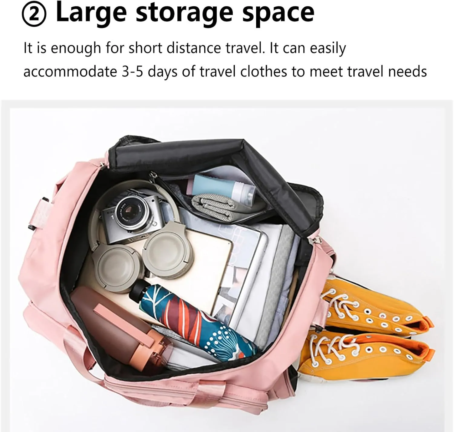 Gym Bag with Shoes Compartment,28L Duffel Bag Men,Lightweight Gym Duffle Bag for Travel Sports Yoga Workout