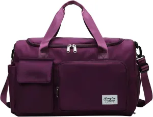 Gym Bag with Shoes Compartment,28L Duffel Bag Men,Lightweight Gym Duffle Bag for Travel Sports Yoga Workout