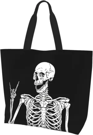 Halloween Tote Bags Large Women Reusable Shoulder Travel Shopping Gift Bags