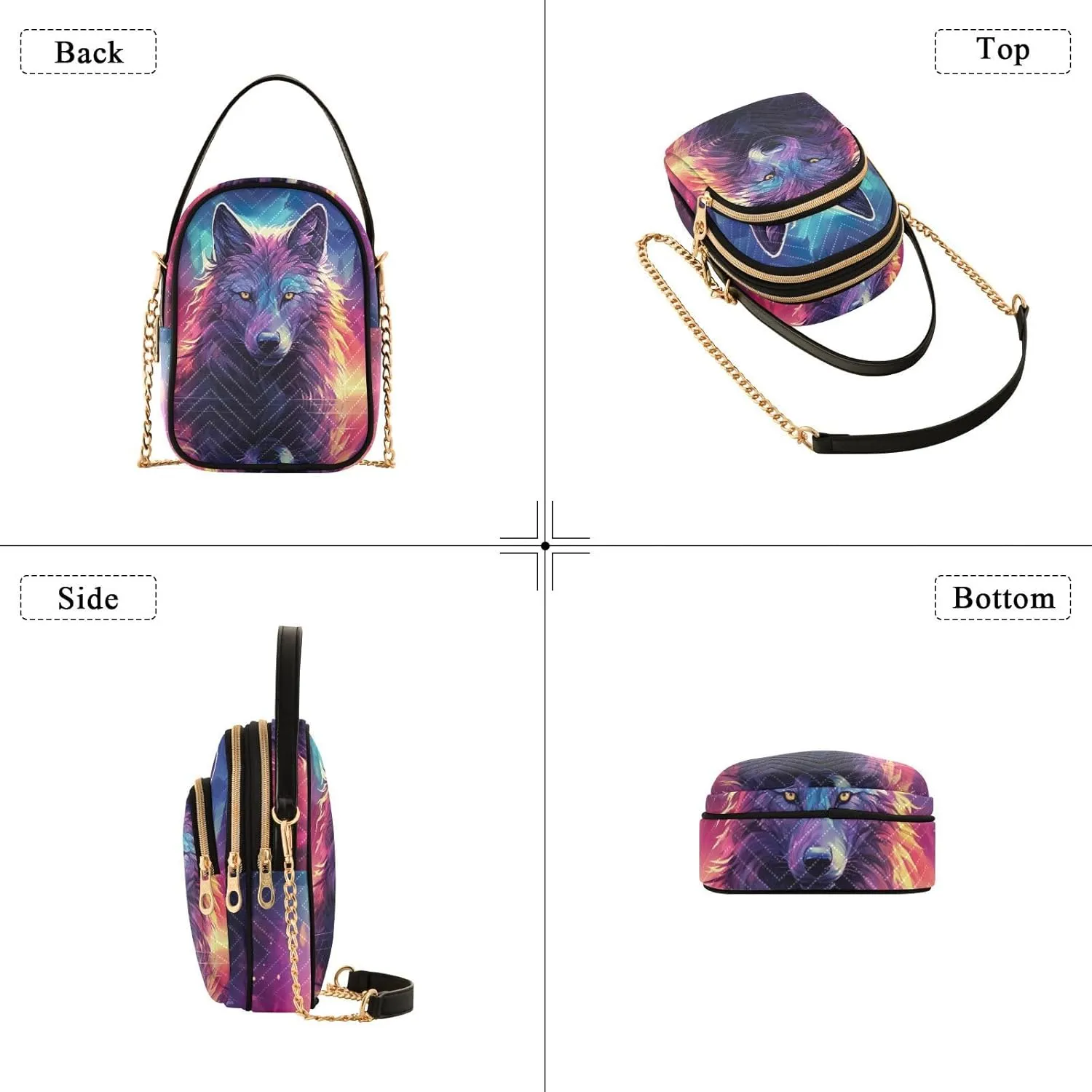 Handmade Christmas Art Women s Crossbody Handbags, Fashionable Crossbody Bags Small Crossbody Handbag for Women