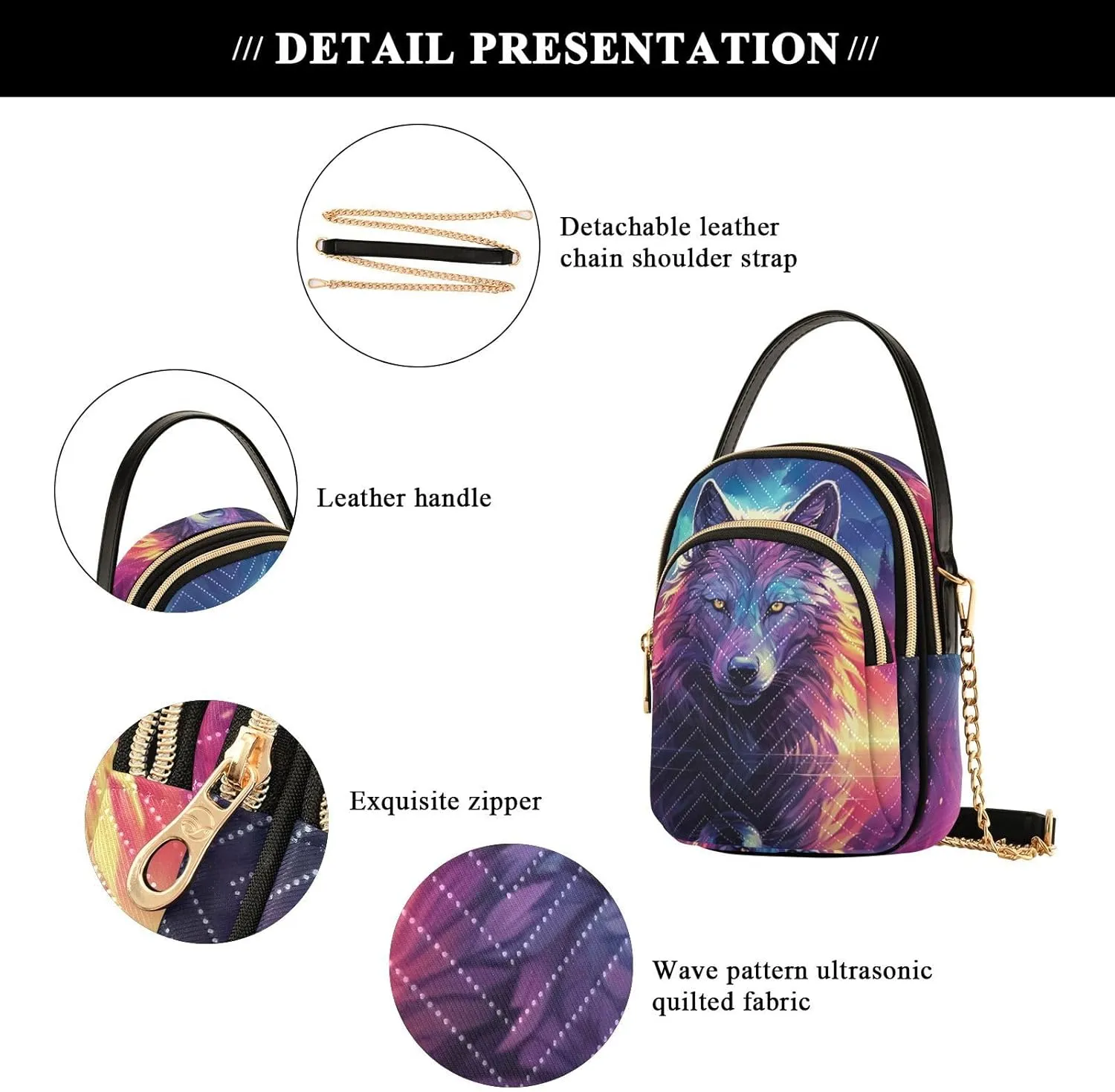 Handmade Christmas Art Women s Crossbody Handbags, Fashionable Crossbody Bags Small Crossbody Handbag for Women