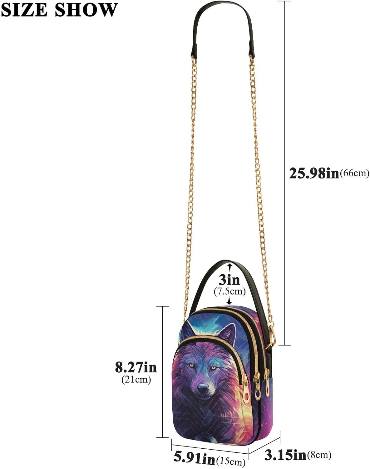 Handmade Christmas Art Women s Crossbody Handbags, Fashionable Crossbody Bags Small Crossbody Handbag for Women