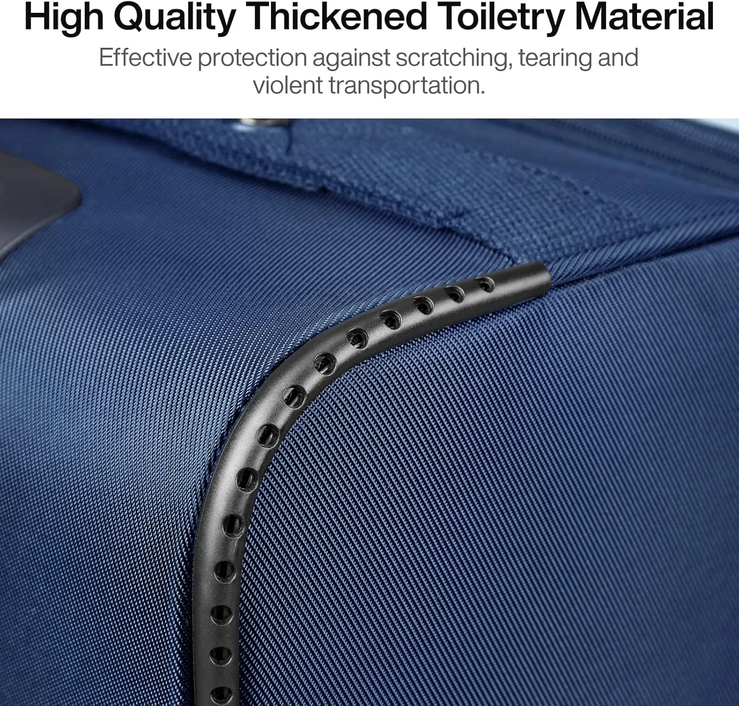 Hanke Softside Expandable Carry On Luggage with spinner wheels, Multi-function Tsa Approved Luggage,Blue,Carry-On 20-Inch