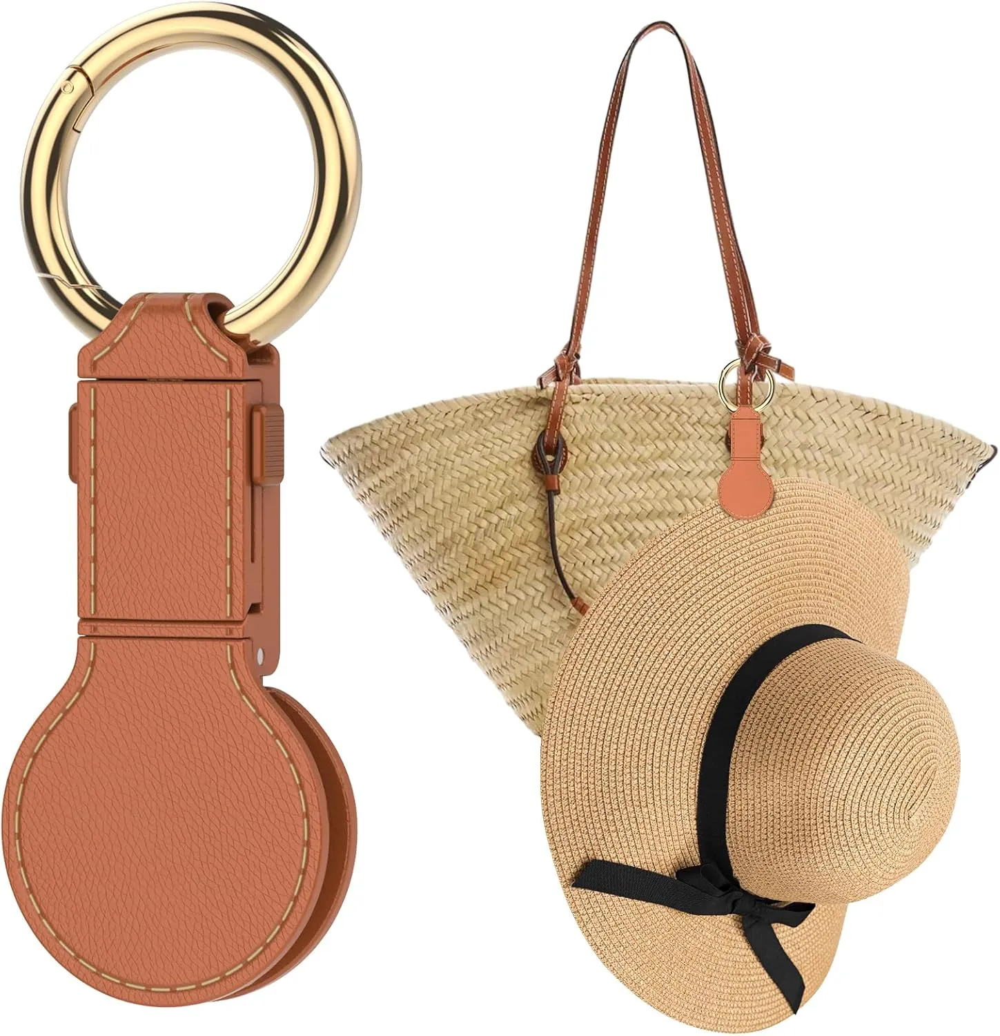 Hat Clip for Travel, Magnetic Hat Clip for Travel on Bag, Hat Holder for Handbag Backpack Shoulder Bags Luggage, Travel Accessories Hat Bag Clip, Fits Multiple Hats, Fashion Gift for Women