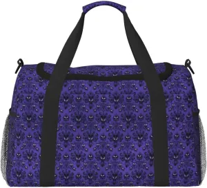 Haunted Mansion Print Everyday Use Travel Duffle Bag Large Capacity Travel Bag Stylish Functional Bag