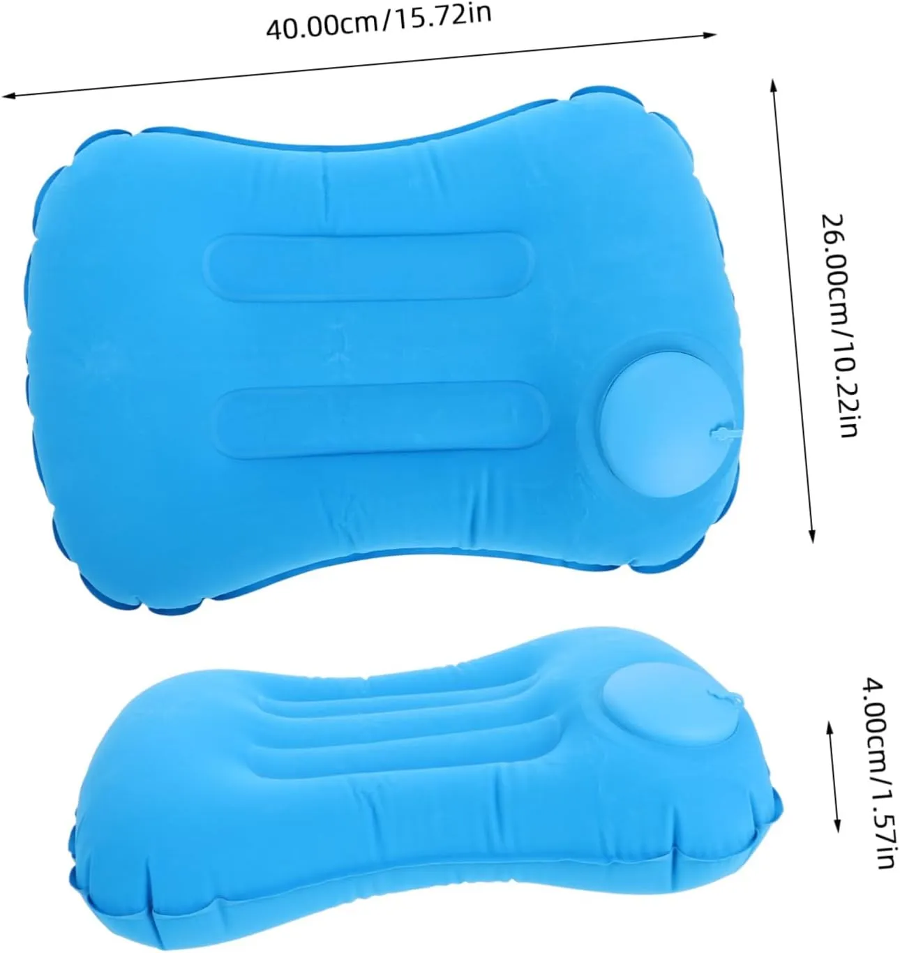 Healifty Airplane Travel Pillow Inflatable Wedge Pillow for Neck Support Compact and Lightweight