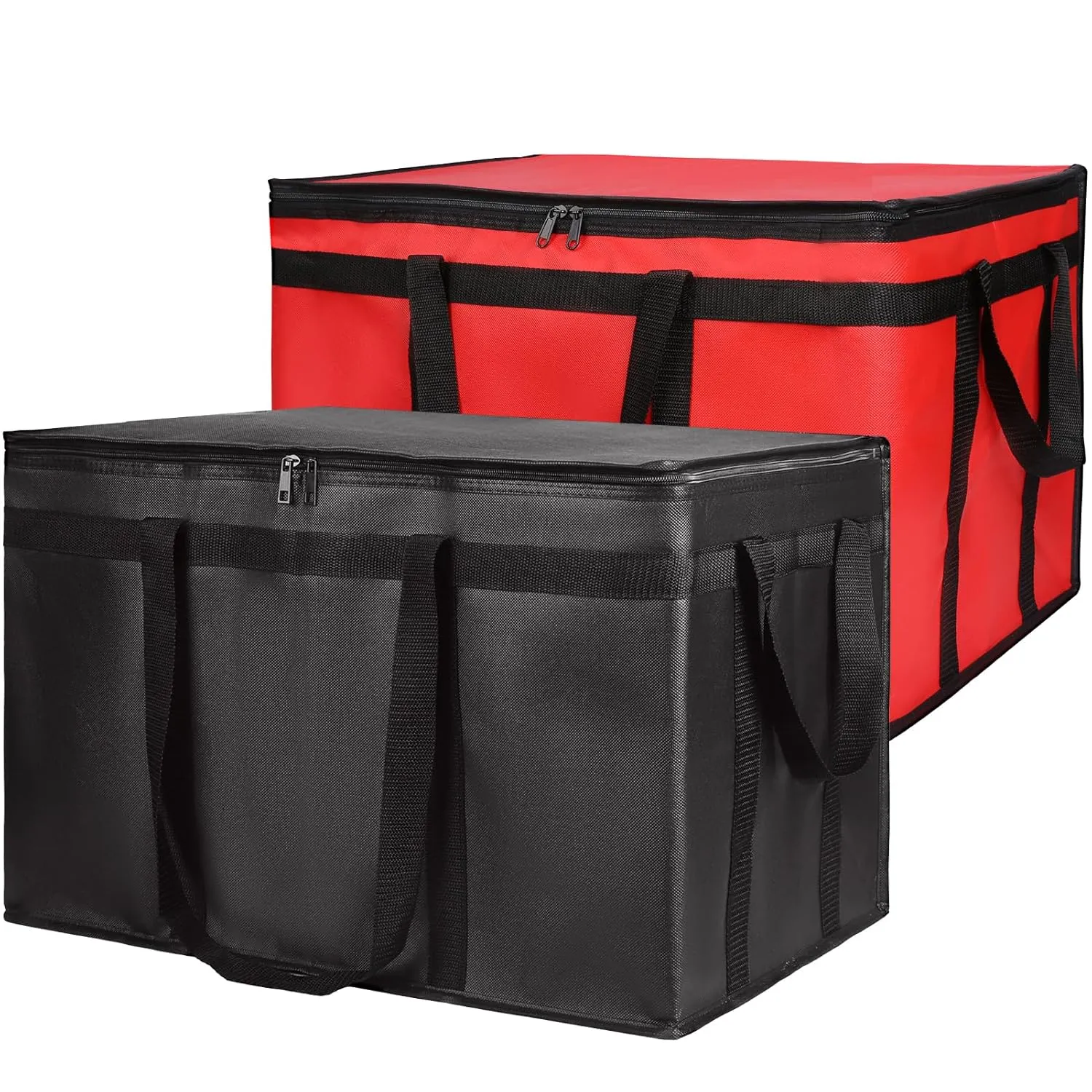 Insulated Food Delivery Bag, XXX-Large Insulated Grocery Bags, Cooler Bag Driver Essentials, Hot Catering Supplies, Warmer Container for Doordash/Uber Eats, Door Dash Accessories for Dashers