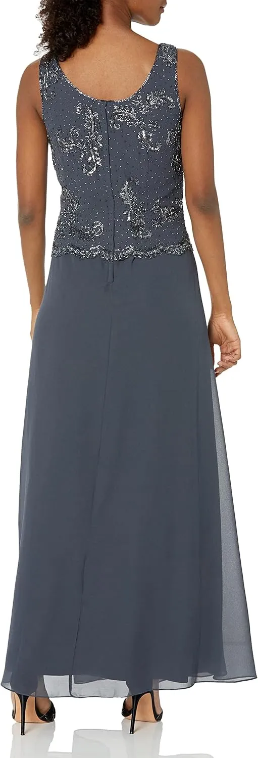J Kara Women's Beaded Jacket Dress