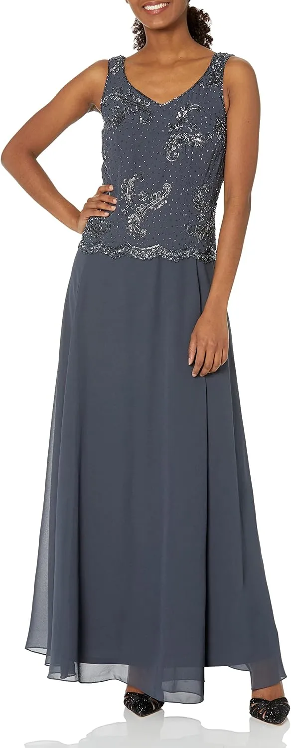 J Kara Women's Beaded Jacket Dress