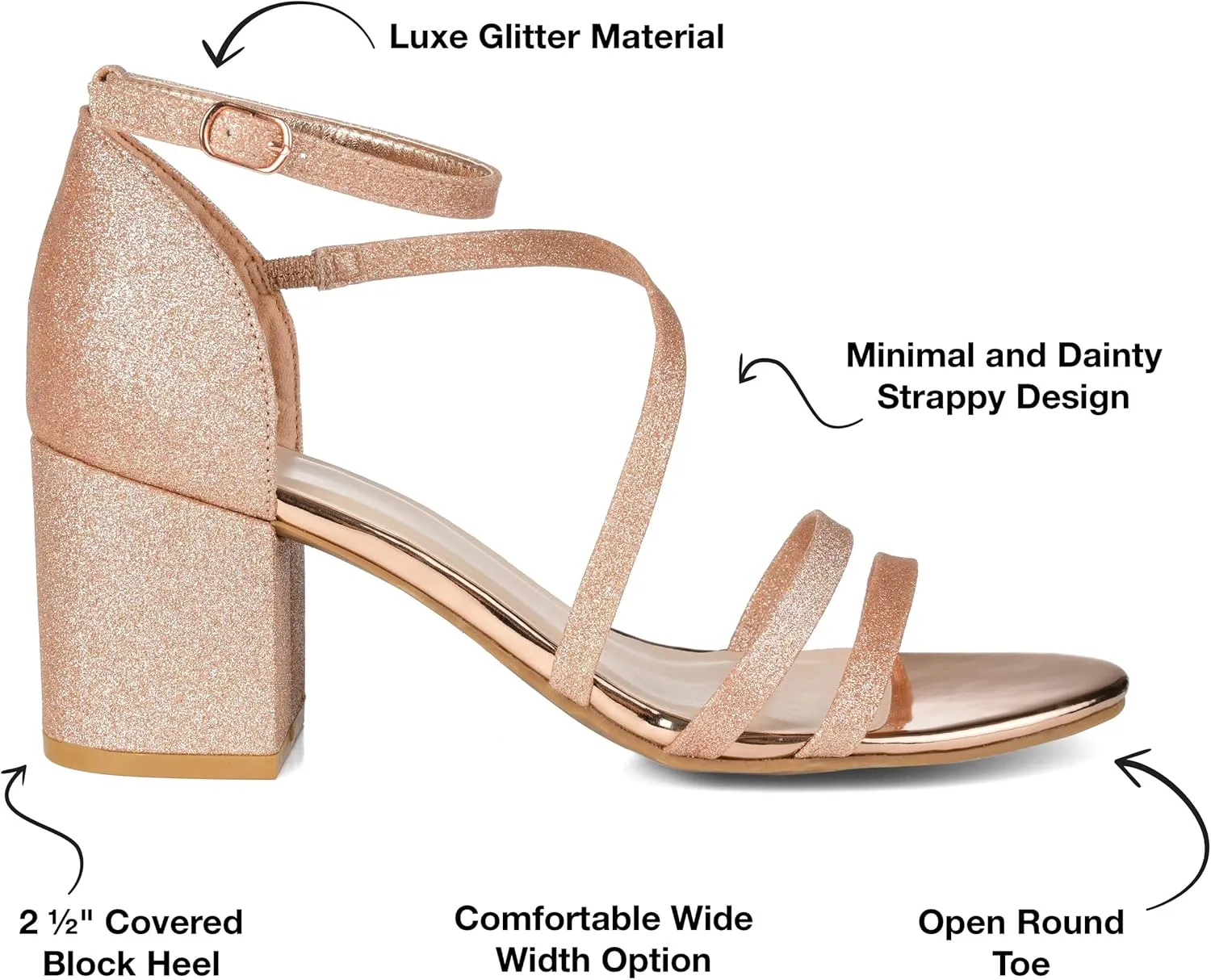 Journee Women's Bella Evening Dress Sandals