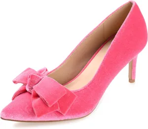 Journee Women's Crystol Evening Pumps Pink, 5.5