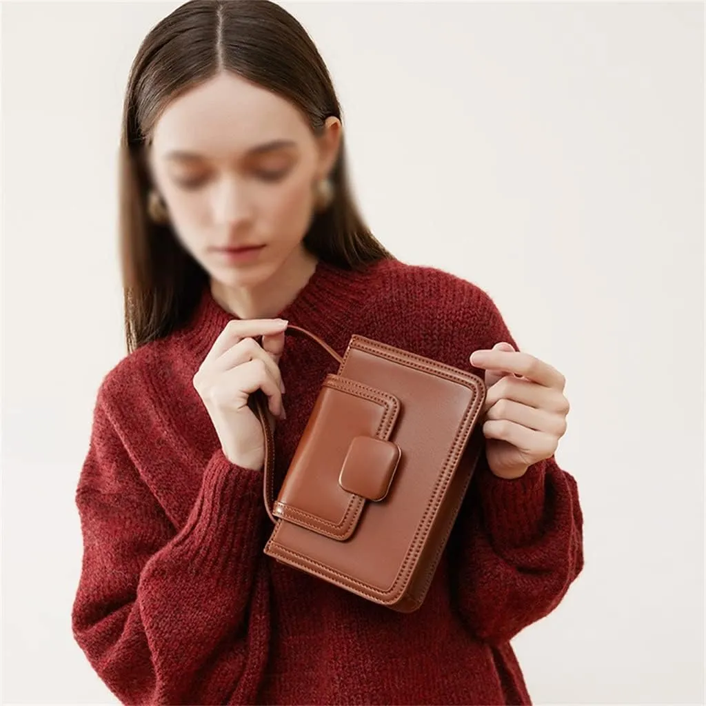 JSEIAJB Autumn and Winter Students Crossbody Bag Cute Bag Small Bag Texture Female Bag