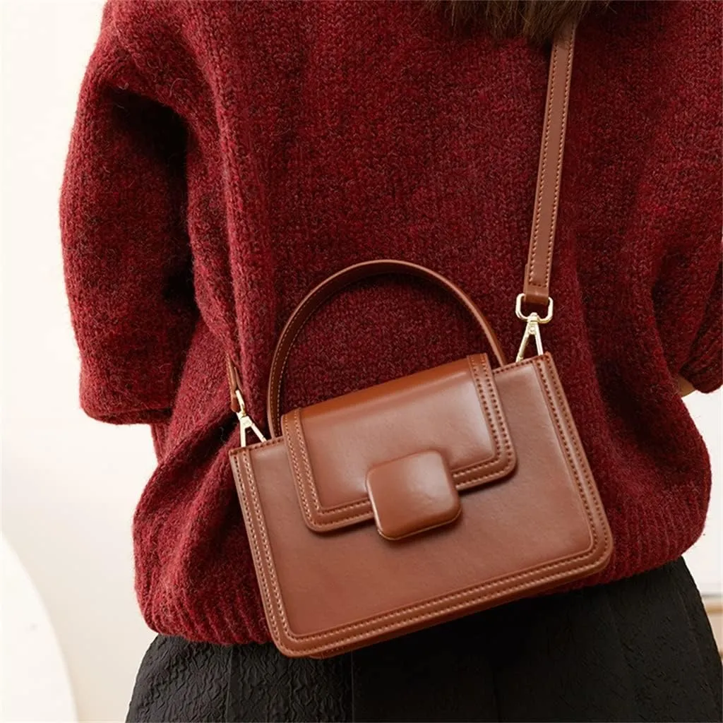 JSEIAJB Autumn and Winter Students Crossbody Bag Cute Bag Small Bag Texture Female Bag
