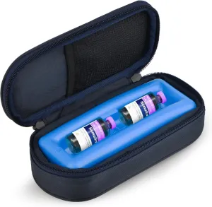 Jtron Insulin Cooler Travel Case - Portable Diabetes Medicine Bag with Upgraded Ice Pack, Keeps Insulin Cool for 8 Hours, Perfect for Travel & Daily Use