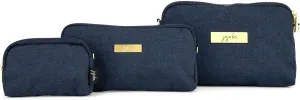 JuJuBe | Be Set Organization Pouches, Pretty Travel Toiletry Bag Set for Women, Stylish Party Clutch or Handbag